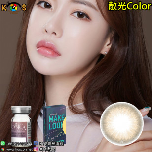 【散光】Lensme Make Look Torica Dayme Brown 토리카 메이크룩 데이미 브라운 (난시교정용) 每月抛棄散光彩妝隱形眼鏡
